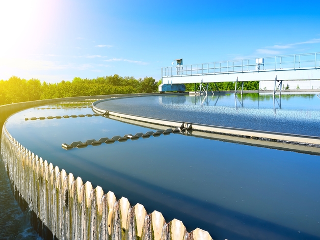 Picture of wastewater treatment plant